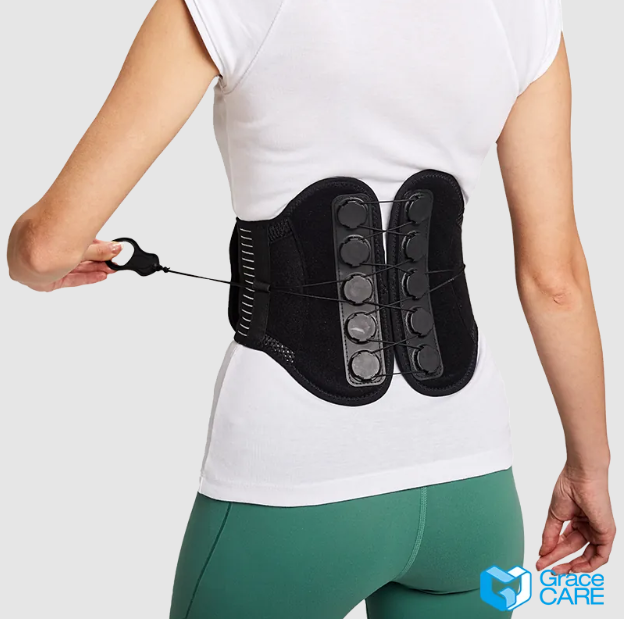 Đai Bảo Vệ Lưng Grace Care LH220 – Dây Kéo Ròng Rọc Cố Định Chắc Chắn, Giảm Đau Lưng Hiệu Quả