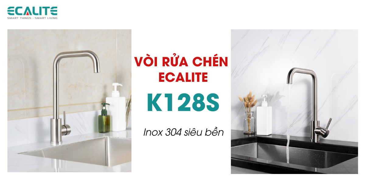 Vòi rửa chén Ecalite EF-K128S