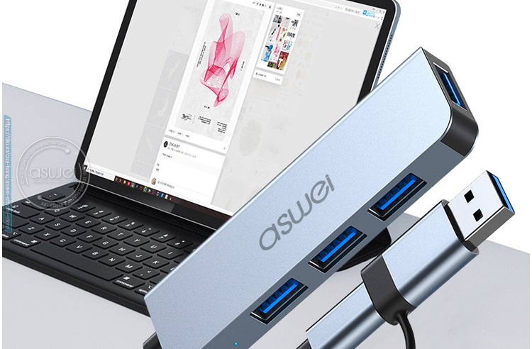 usb c hub, hub type c aswei, hub usb 3.0 aswei