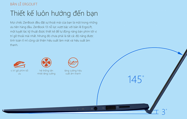 Laptop ASUS ZenBook UX334FLC-A4142T (Core i7-10510U/ 16GB LPDDR3 2133MHz/ 512GB SSD M.2 PCIE/ MX250 2GB/ 13.3 FHD IPS/ Win10) - Hàng Chính Hãng