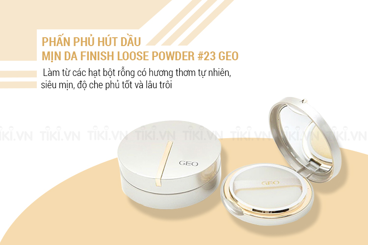 Phấn Phủ Hút Dầu Mịn Da Finish Loose Powder #23 Geo