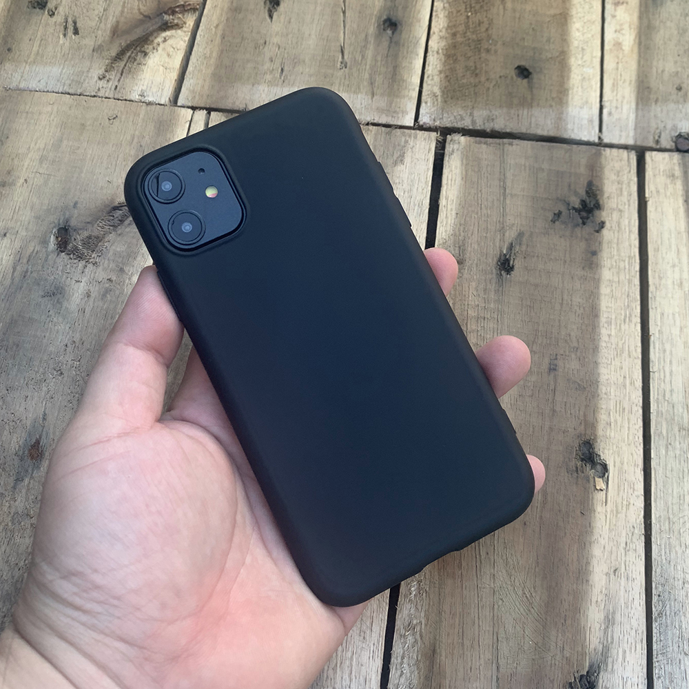 Ốp lưng dẻo mỏng dành cho iPhone 11 - Màu đen
