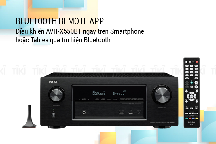 Amply Receiver Denon  AVRX550BTBKE2