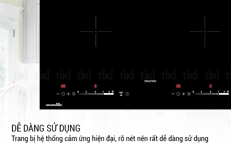 Bếp Âm Từ Đôi Kepler Cook KL 68IISN (73cm - 4200W) - Hàng Chính Hãng