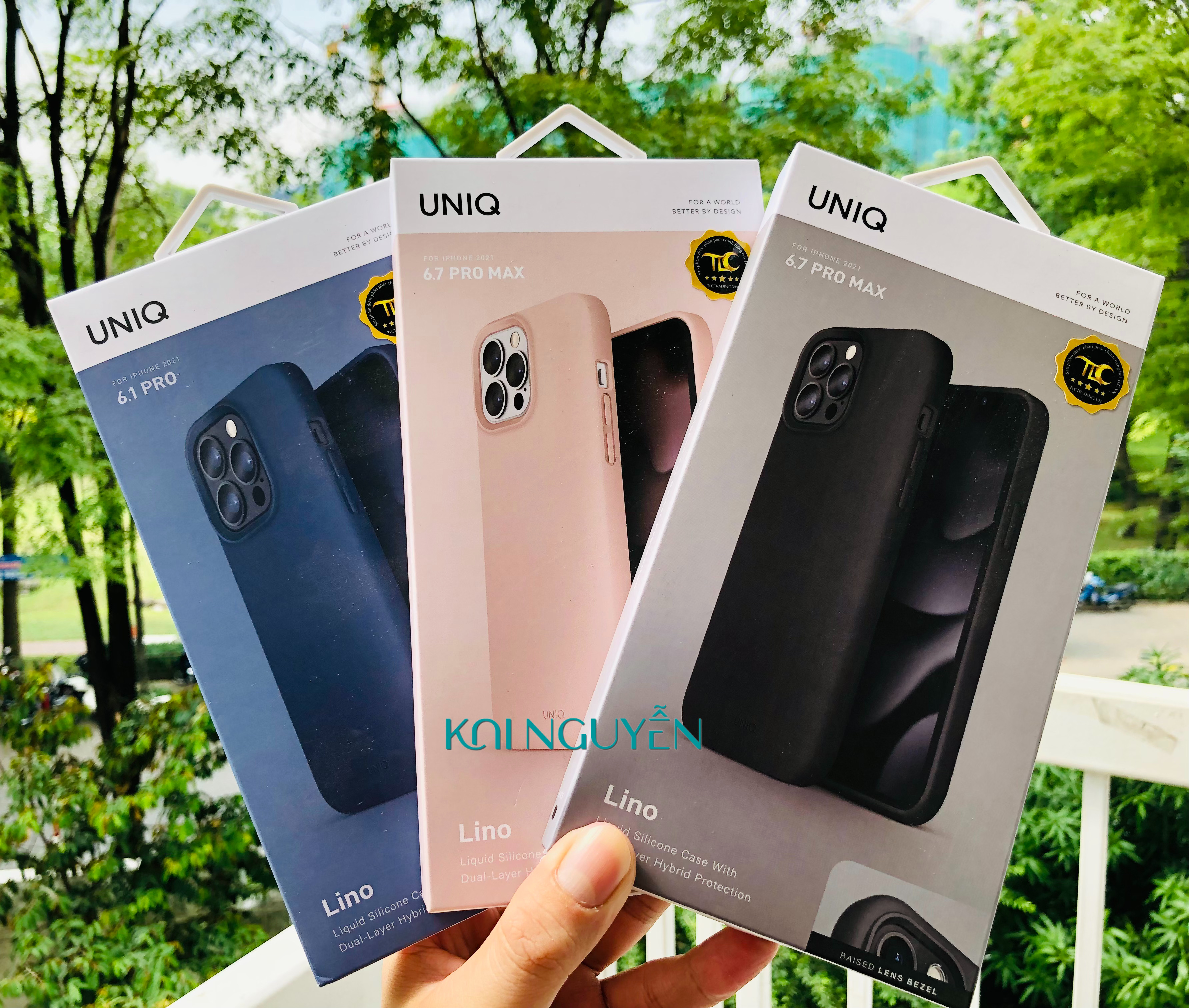 Ốp Lưng Silicon siêu mịn UNIQ Hybrid Lino dành cho iPhone 13/13Pro/13ProMax - Hàng chính hãng