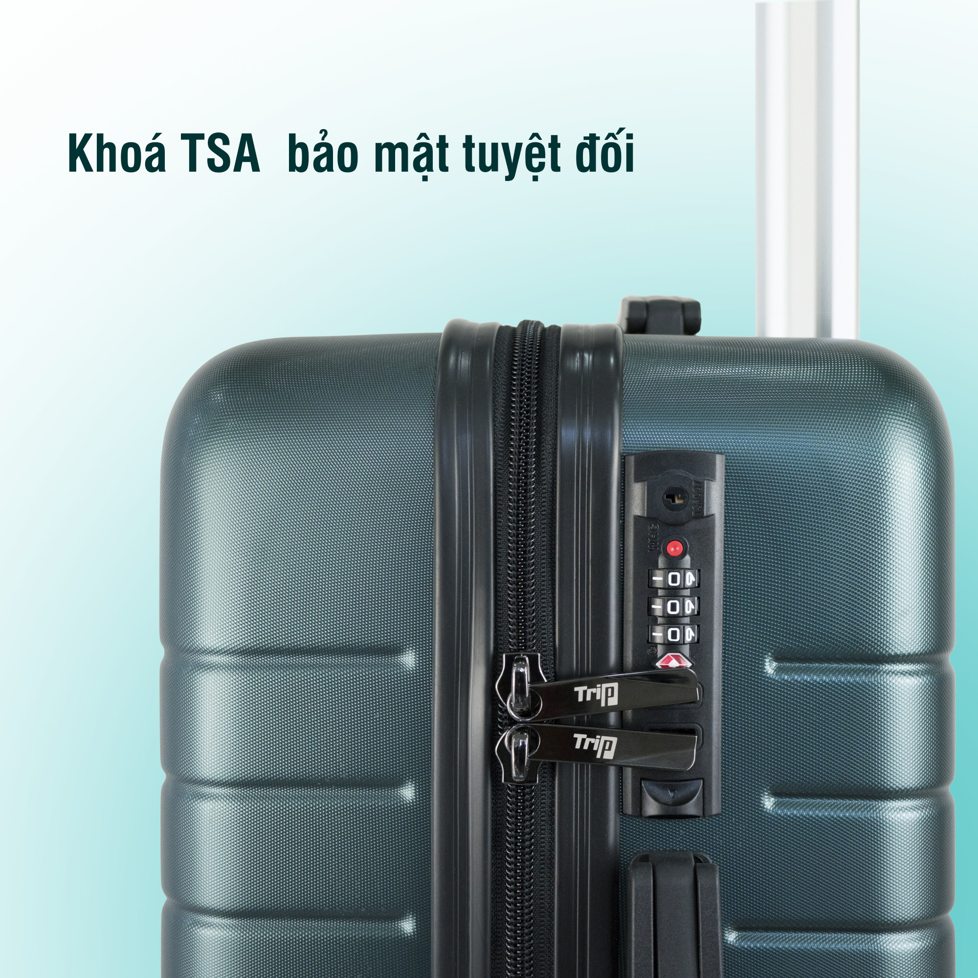 Vali Chống Trộm TRIP PC911 (Size 60) - Xanh Rêu Vali Chống Trộm TRIP PC911 (Size 60) - Xanh Rêu