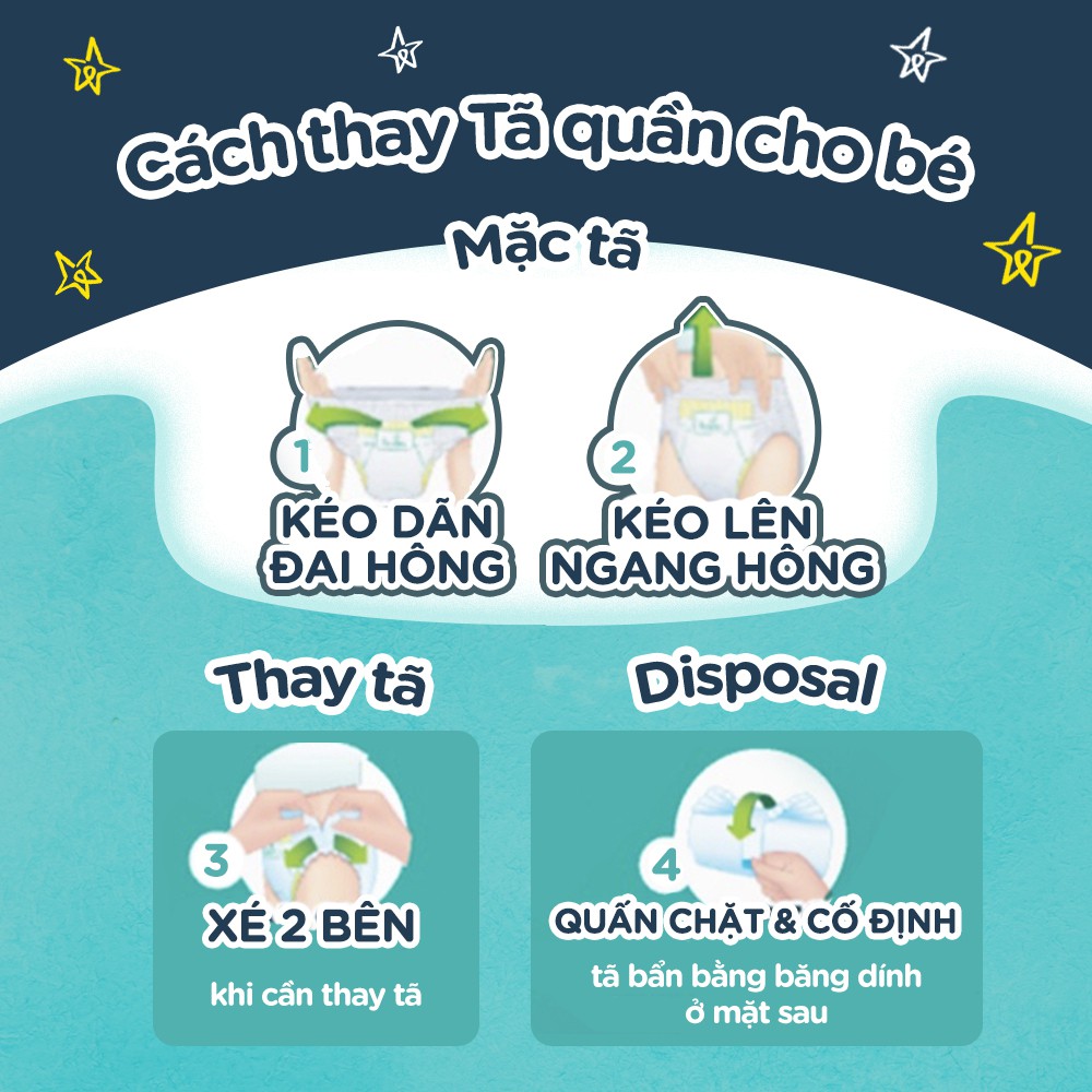 Tã quần Pampers ngủ ngon XL26