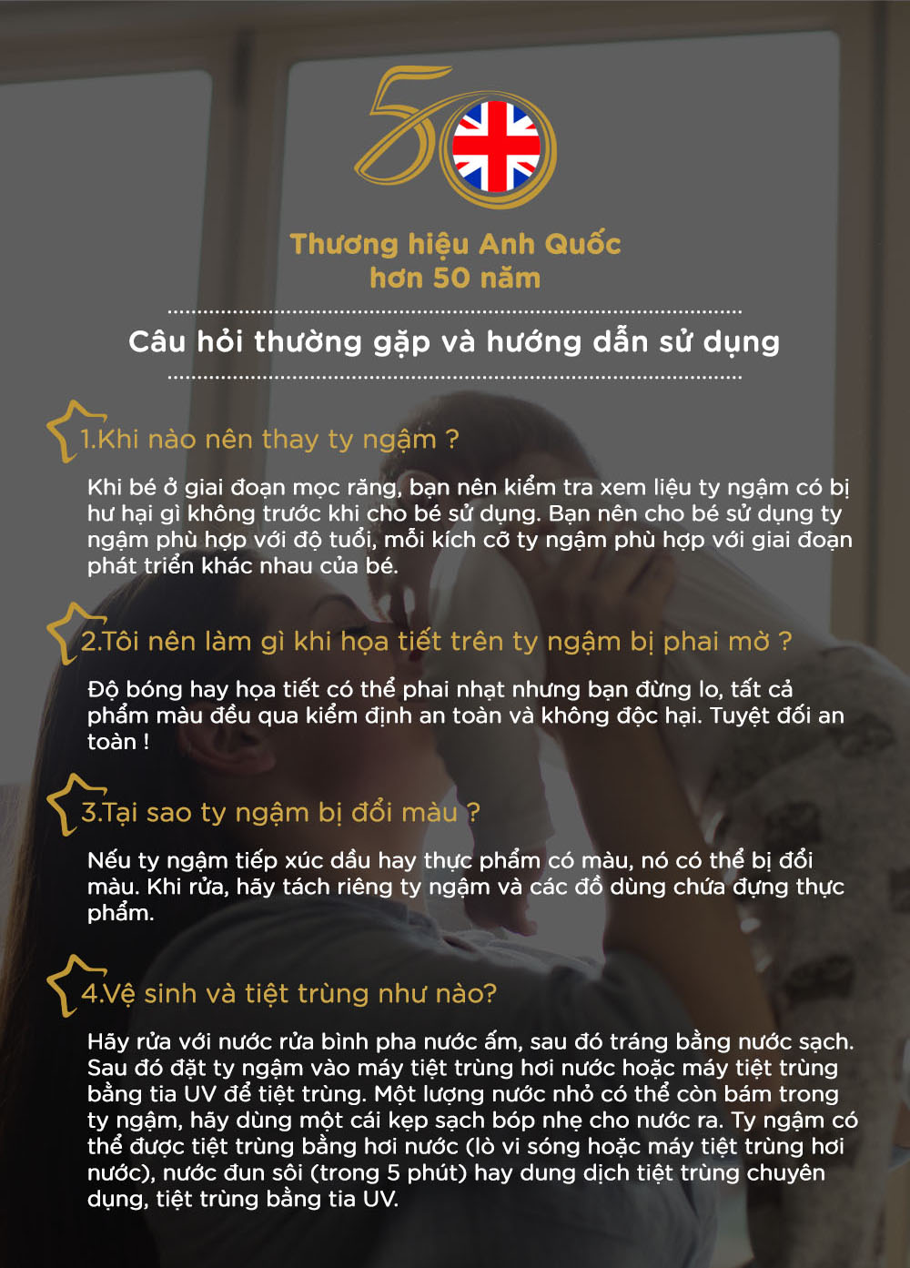 Ty ngậm thoáng khí cho bé Tommee Tippee Air 0-6 tháng (vỉ đôi) - Mèo hồng