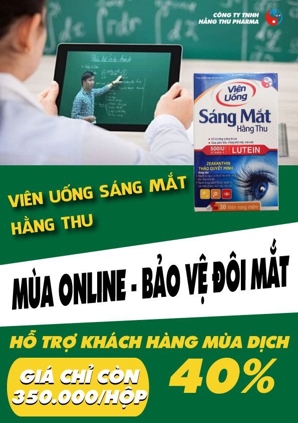 viên uống sáng mắt ht dành người thái hoá điểm vàng, bị suy giảm thị lực, khô mắt, mờ mắt 1