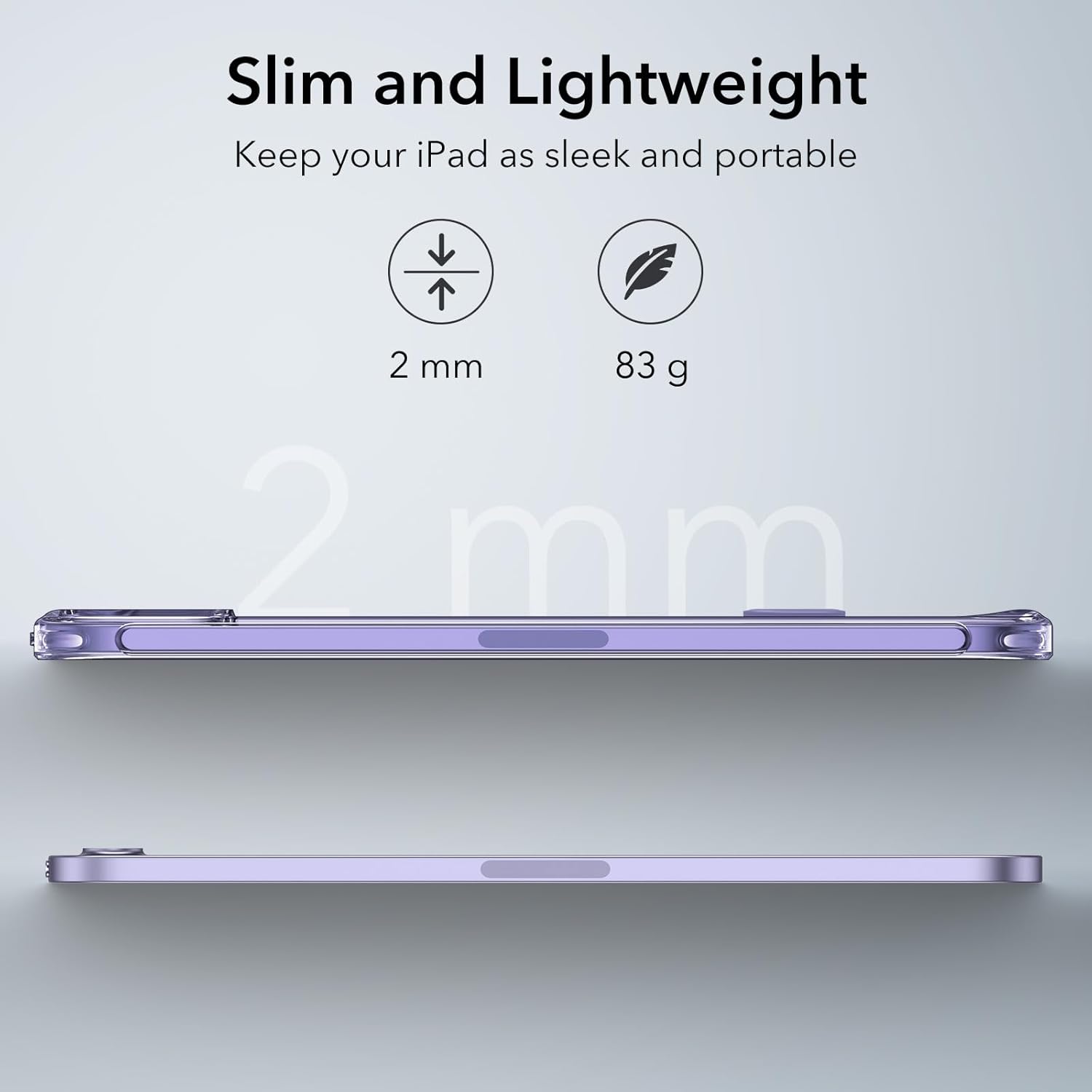 Ốp lưng Cho iPad Mini 7 ESR Metal Kickstand Case - Hàng Chính Hãng