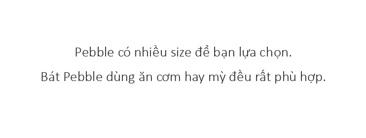 Bát canh to Pebble 19.7cm- Erato- Hàng nhập khẩu Hàn Quốc