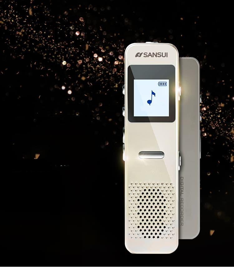 Landscape (SANSUI) Recorder H-612 8G Professional Recorder Micro Learning Conference HD Noise Reduction mp3 Silver Landscape (SANSUI) Recorder H-612 8G Professional Recorder Micro Learning Conference HD Noise Reduction mp3 Silver