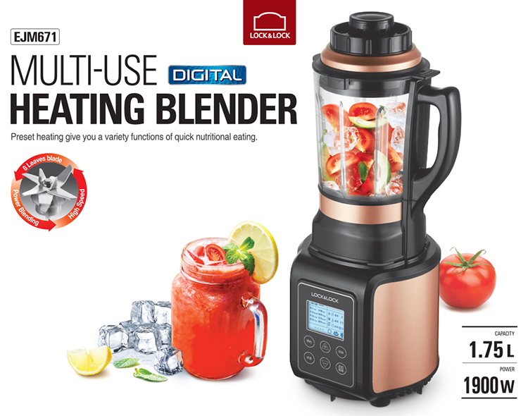 Máy Xay Thực Phẩm Đa Năng Lock&Lock EJM671 (1.75 Lít - 1900W) - Hàng Chính Hãng