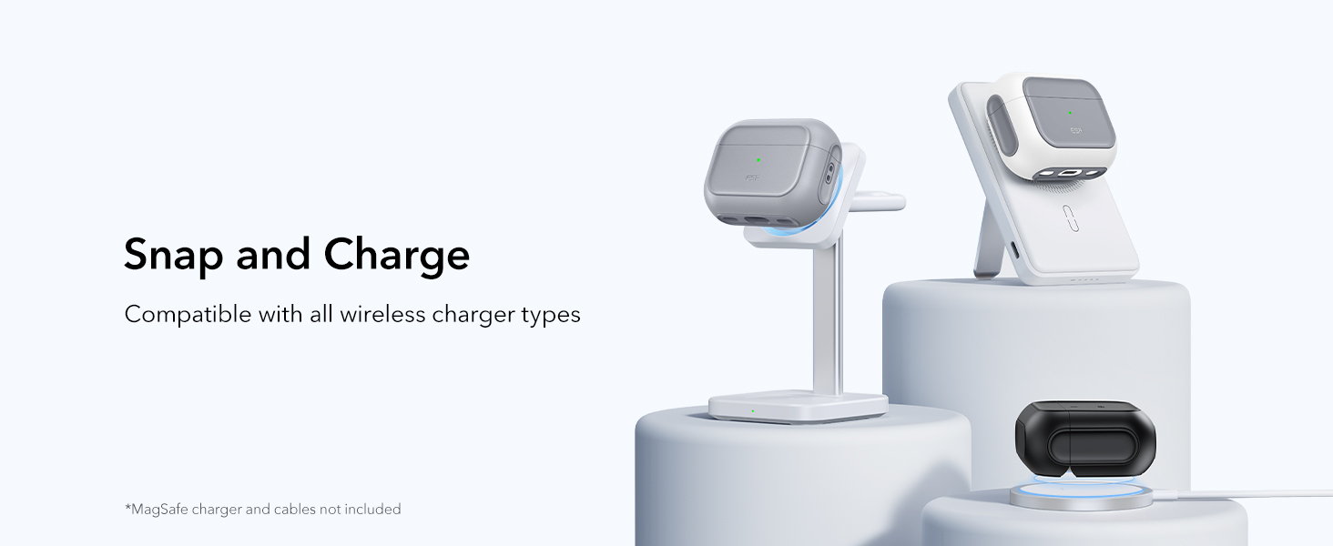 Bao Case cho Airpods Pro 3 (2025) ESR Orbit Colors Hybrid Magnetic Case - Hàng Chính Hãng