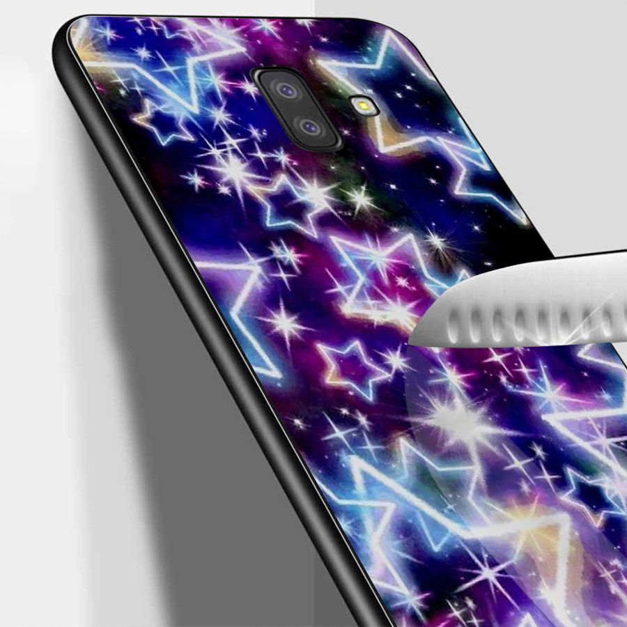 Ốp lưng cứng viền dẻo dành cho điện thoại Samsung Galaxy J6 - Lung Linh Sắc Màu MS LLSM028