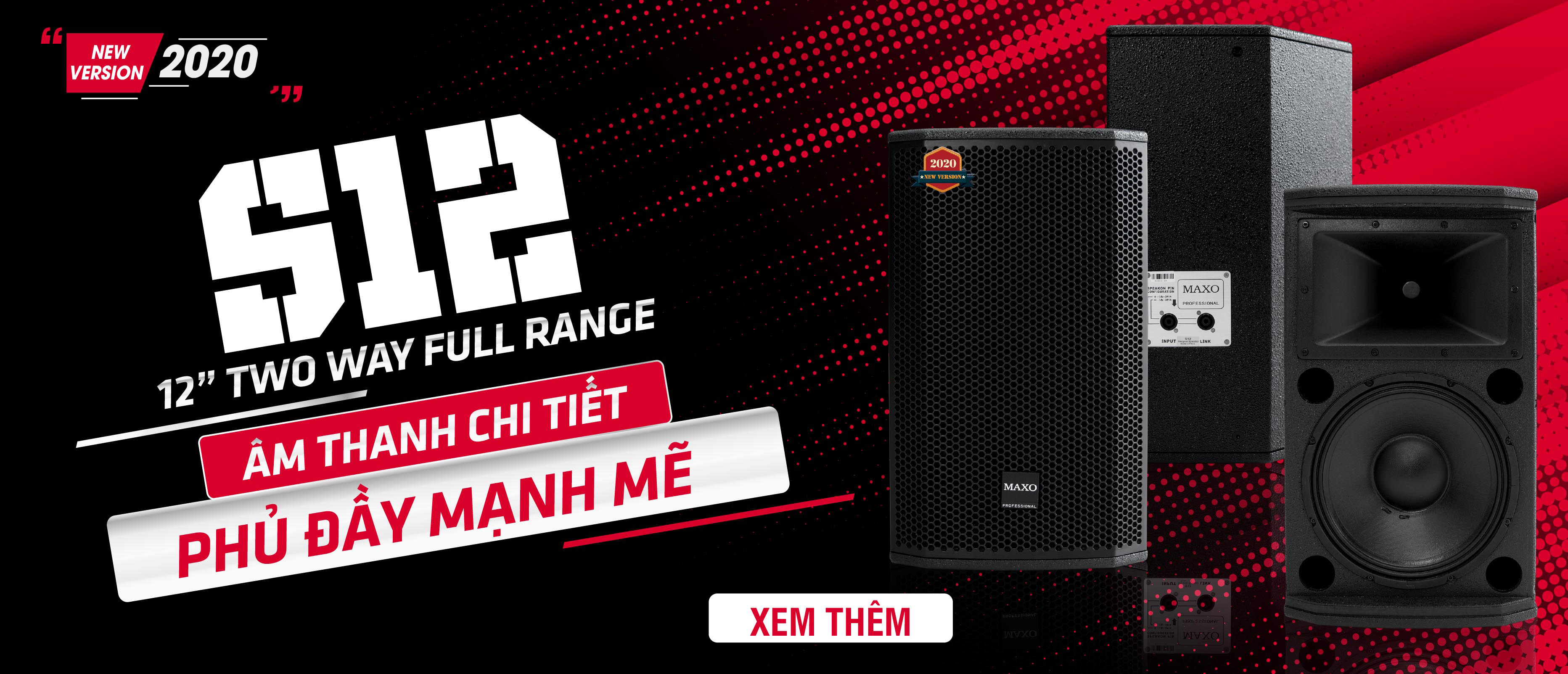 LOA KARAOKE FULL RANGE 3 TẤC S12 2020 - HÀNG NHẬP KHẨU 1