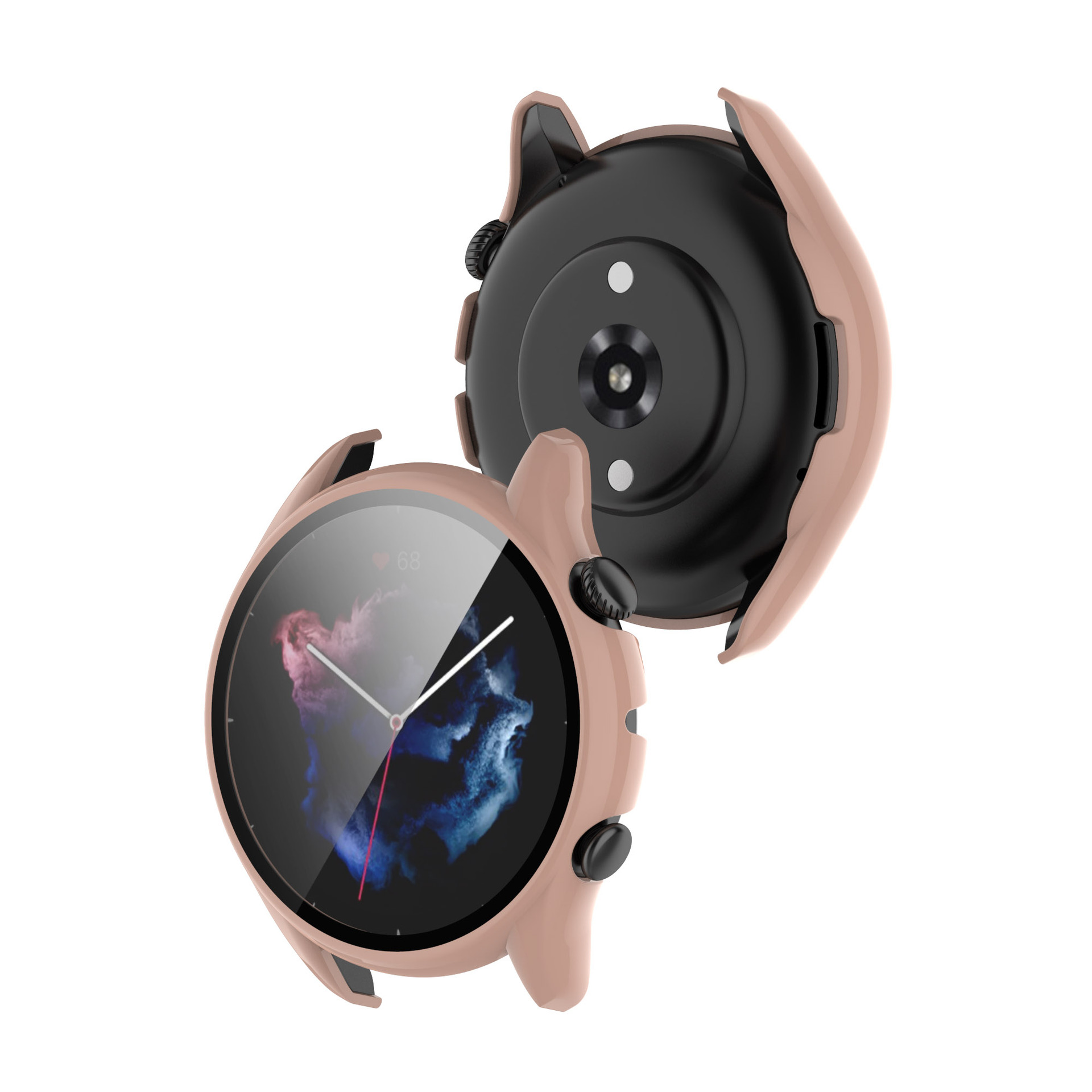 Ốp đồng hồ Amazfit GTR 3/ GTR 3 Pro - Chất PC + Kính cường lực (OCLR3)