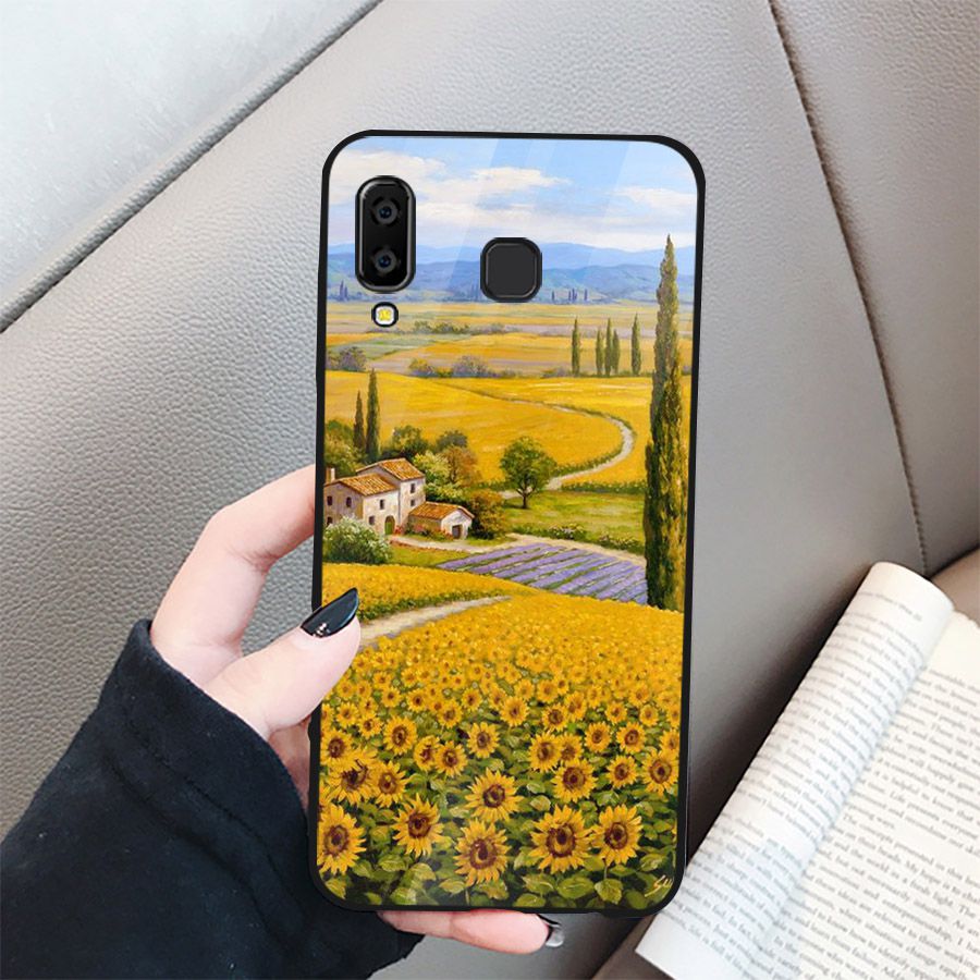 Ốp kính cường lực dành cho điện thoại Samsung Galaxy A7 2018/A750 - A8 STAR - A9 STAR - A50 - phong cảnh - canh001
