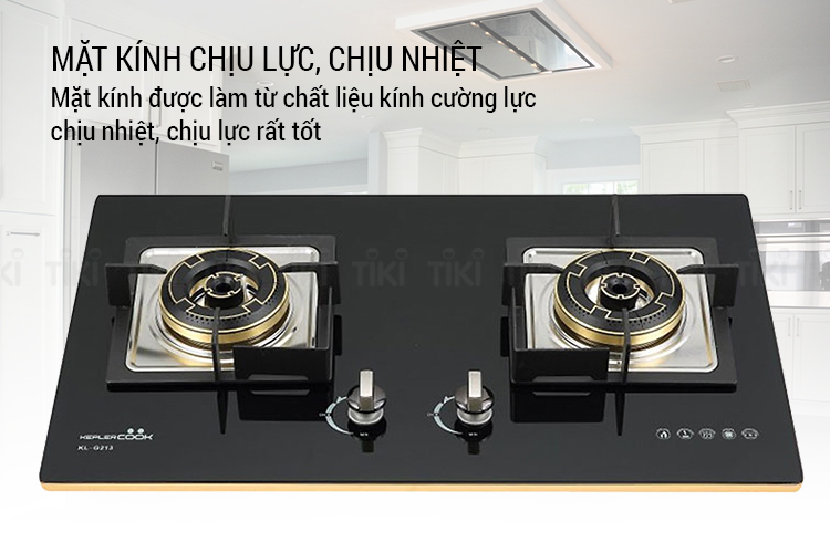 Bếp Gas Âm Kepler Cook KL G213 (75cm) - Hàng Chính Hãng