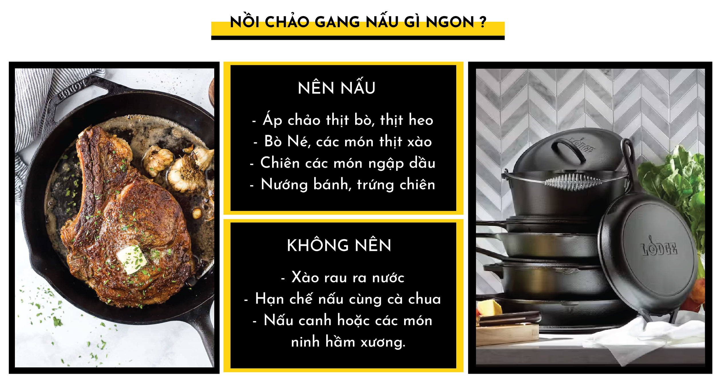 Lodge - Chảo gang - 22.86cm