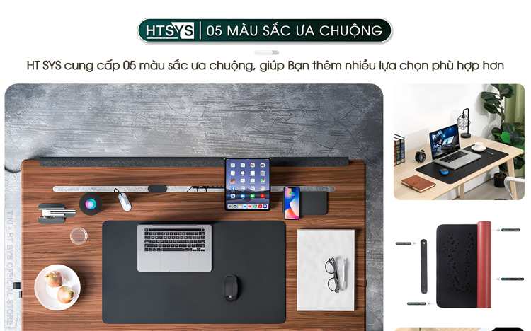 Lót chuột gaming chuyên nghiệp - PU bền, chống trơn, 2 kích thước 80x40 và 90x45