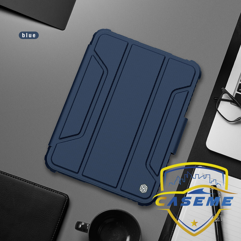 Bao da dành cho iPad Mini 6 2021 hàng chính hãng Nillkin Bumper Leather có nắp bảo vệ camera