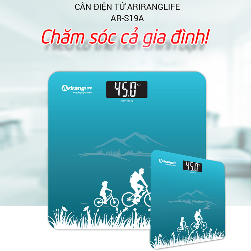 Cân sức khỏe ArirangLife AR-S19A (Dùng Pin 3A)