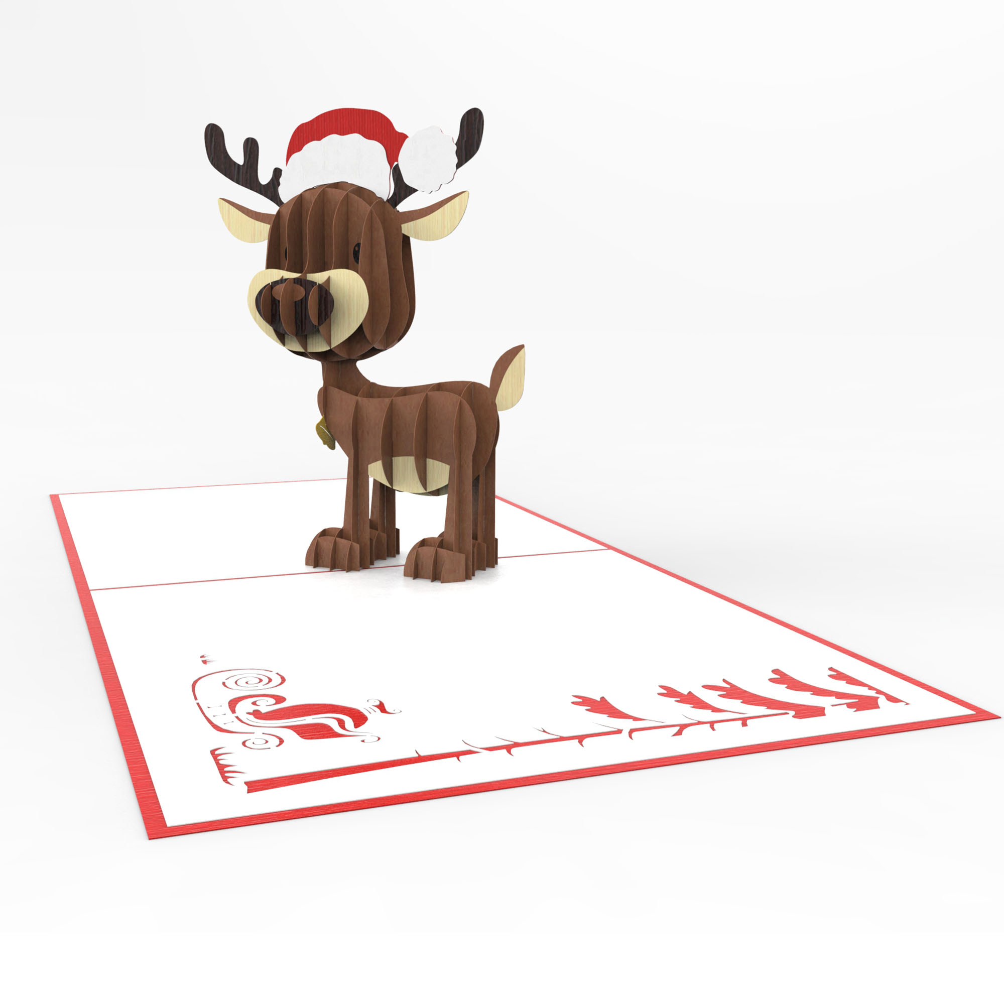 Thiệp 3D pop up giáng sinh-bìa trong