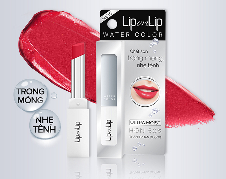 Son trang điểm dưỡng tối ưu Lip On Lip Water Color 2.2g