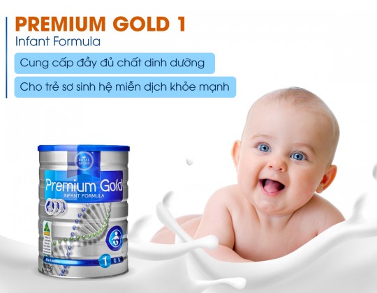 Sữa Hoàng Gia Úc Dành Cho Trẻ Sơ Sinh Từ 0 - 6 Tháng Tuổi Premium Gold 1 - 900gr 4