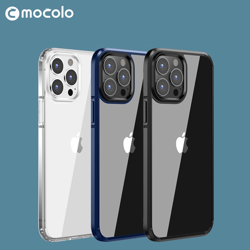Ốp Lưng Trong Suốt Dành Cho Iphone 14/ 14 Plus/ 14 Pro/ 14 Pro Max Mocolo K02 Bayer Duo- Hàng Chính Hãng
