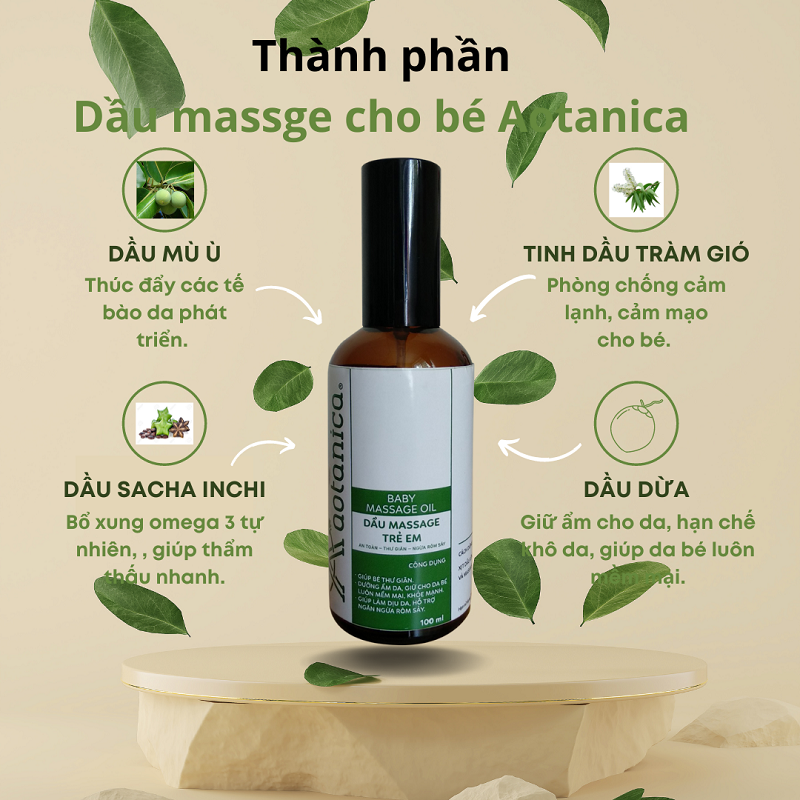 dầu massage trẻ em aotanica c 100ml 2