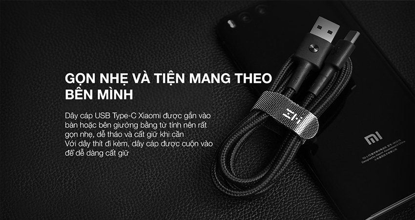 Cáp USB Type-C Xiaomi (Đen)