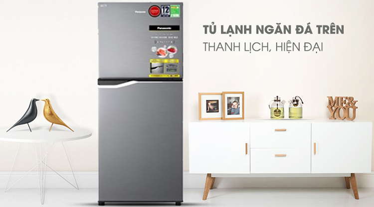 Tủ lạnh Inverter Panasonic NR-BA189PPVN (167L) - Hàng chính hãng - Chỉ giao tại Hà Nội