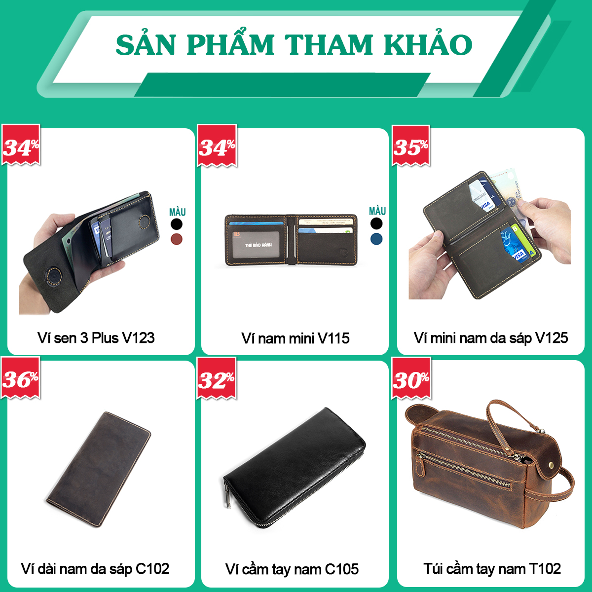 Ví sen 3 da bò Pullup V122, bóp mini nam nhỏ gọn hai màu đen và nâu, đường chỉ may tinh tế, đựng thẻ kẹp tiền tiện lợi,fullbox, thương hiệu Bụi leather chuyên đồ da thật