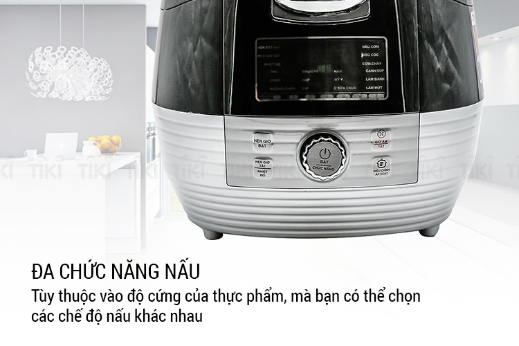 Nồi Áp Suất Điện Tử Nagakawa NAG0201 (5.0 Lít) - Hàng Chính Hãng