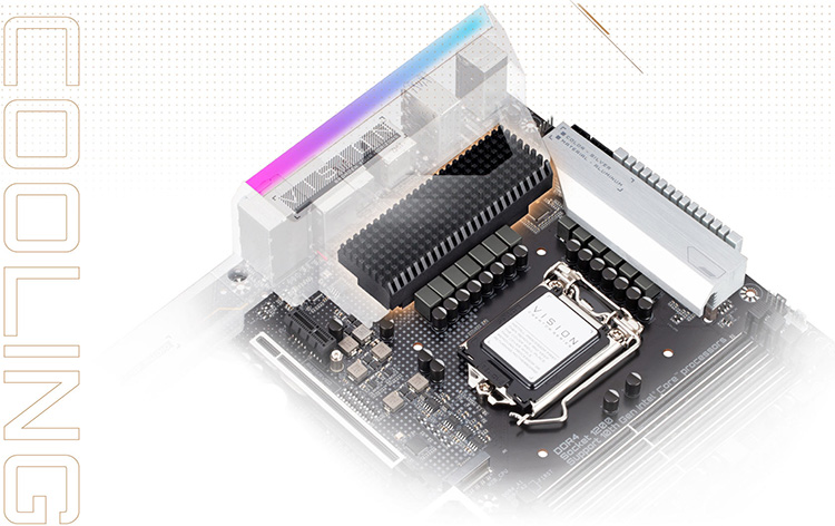 Bo mạch chủ Mainboard Gigabyte Z490 VISION G - Hàng Chính Hãng