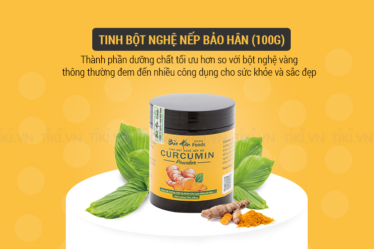 Tinh Bột Nghệ Nếp Bảo Hân (100g)