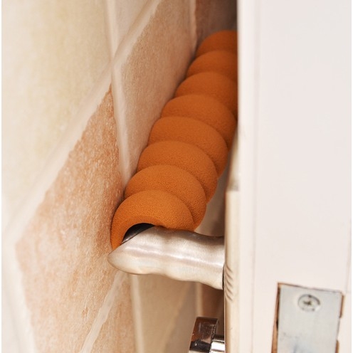 Miếng bọc tay nắm cửa đa năng bằng mút xốp bọt biển chống va chạm, an toàn và bảo vệ nhà cửa hiệu quả (giao màu ngẫu nhiên)