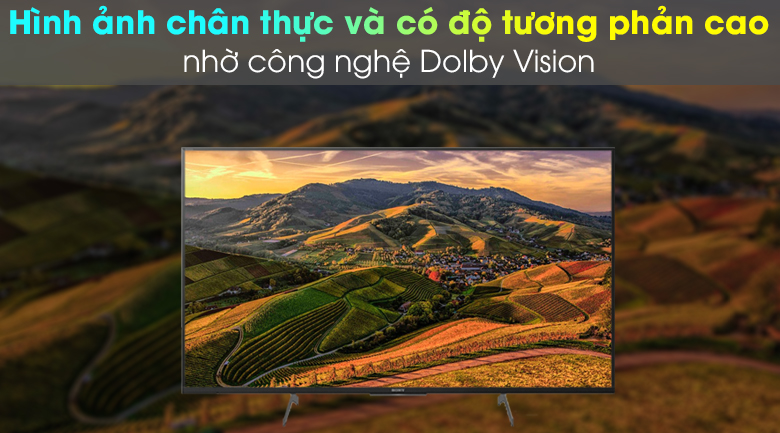 Tivi Sony Android 4K 49 inch KD-49X8500H - Hàng Chính Hãng