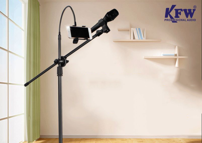 Chân Đế Gắn Mic Và Kẹp Điện Thoại KFW IP-9