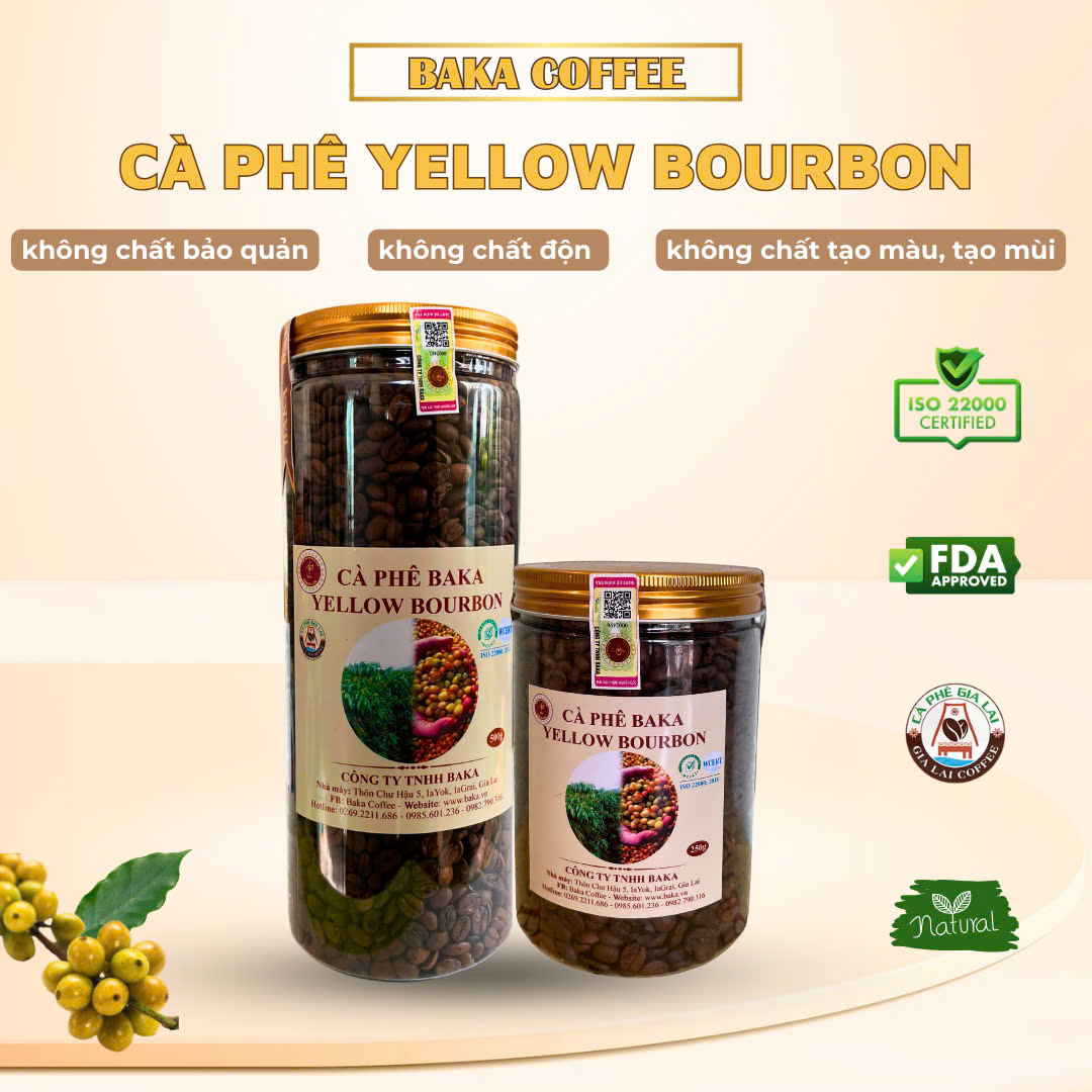 Cà Phê Nguyên Chất Baka - Yellow BourBon