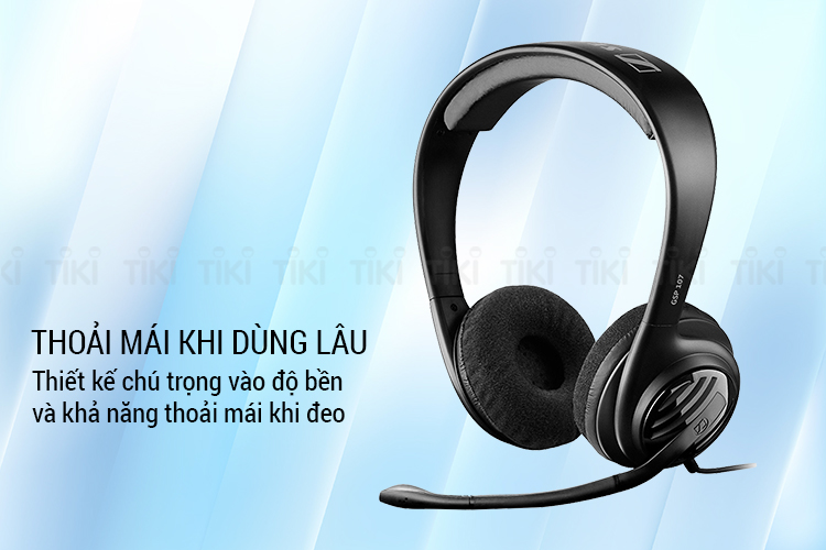 Tai Nghe Có Dây Chụp Tai On-ear Sennheiser GSP 107 - Hàng Chính Hãng