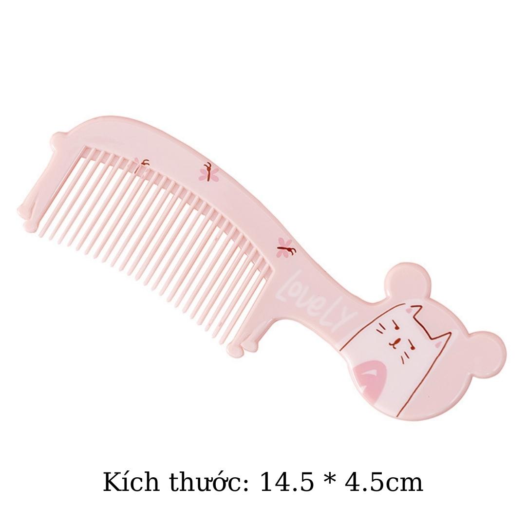 Lược Cầm Tay Mini Hoạt Hình Dễ Thương, Thuận Tiện Mang Theo