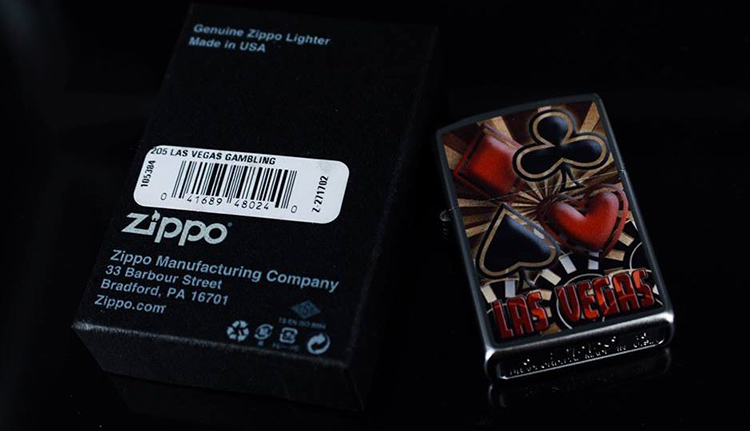 Bật Lửa Zippo 205 Las Vegas Gambling