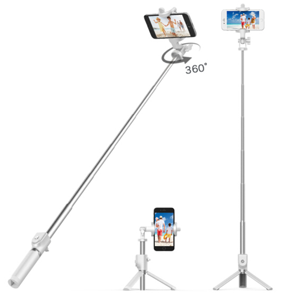 Gậy Tripod Escase ZPG-03 Bluetooth - Trắng