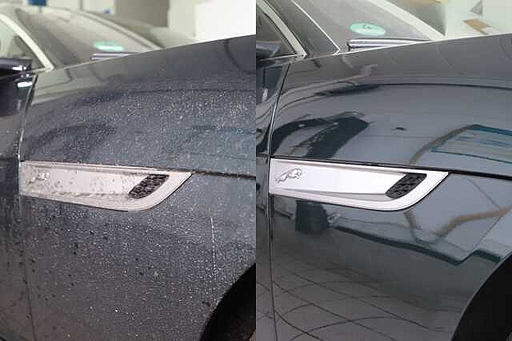 Chai xịt phủ bóng sơn xe và các chi tiết ô tô nhanh chóng hương xoài Liqui Moly 21611 - chống thấm nước, phủ bóng nhanh, loại bỏ cận bẩn, tăng độ sáng sơn xe, giảm bám bụi bẩn, mùi dễ chịu