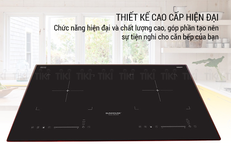 Bếp Đôi Điện Từ Âm Sunhouse SHB DI05 - Hàng Chính Hãng
