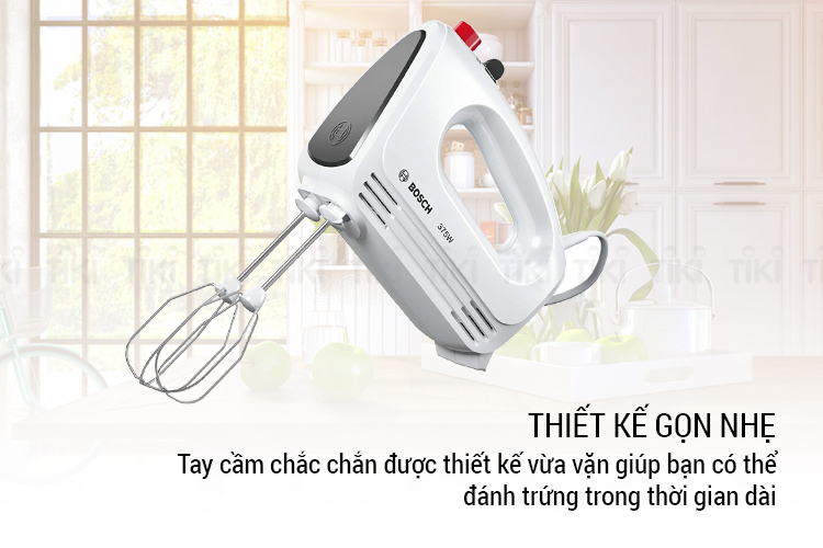 Máy Đánh Trứng Cầm Tay Bosch MFQ22100S (375W) - Hàng Chính Hãng