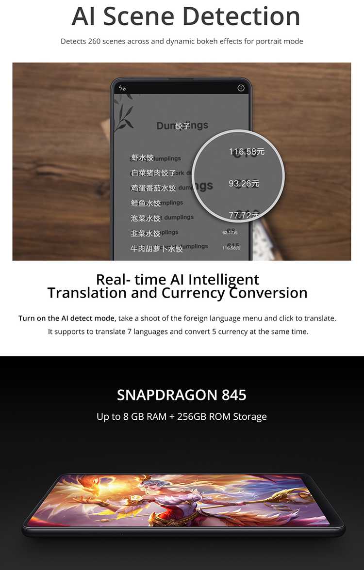 Điện Thoại Xiaomi Mi Mix 2s 128GB/6GB - Hàng Chính Hãng